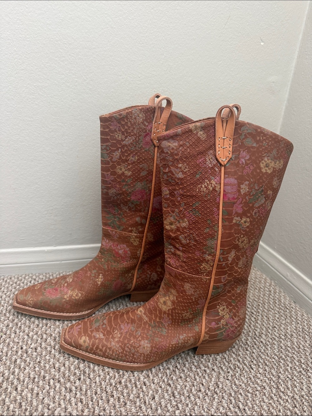 We The Free Montage Printed Boots Size 37.5